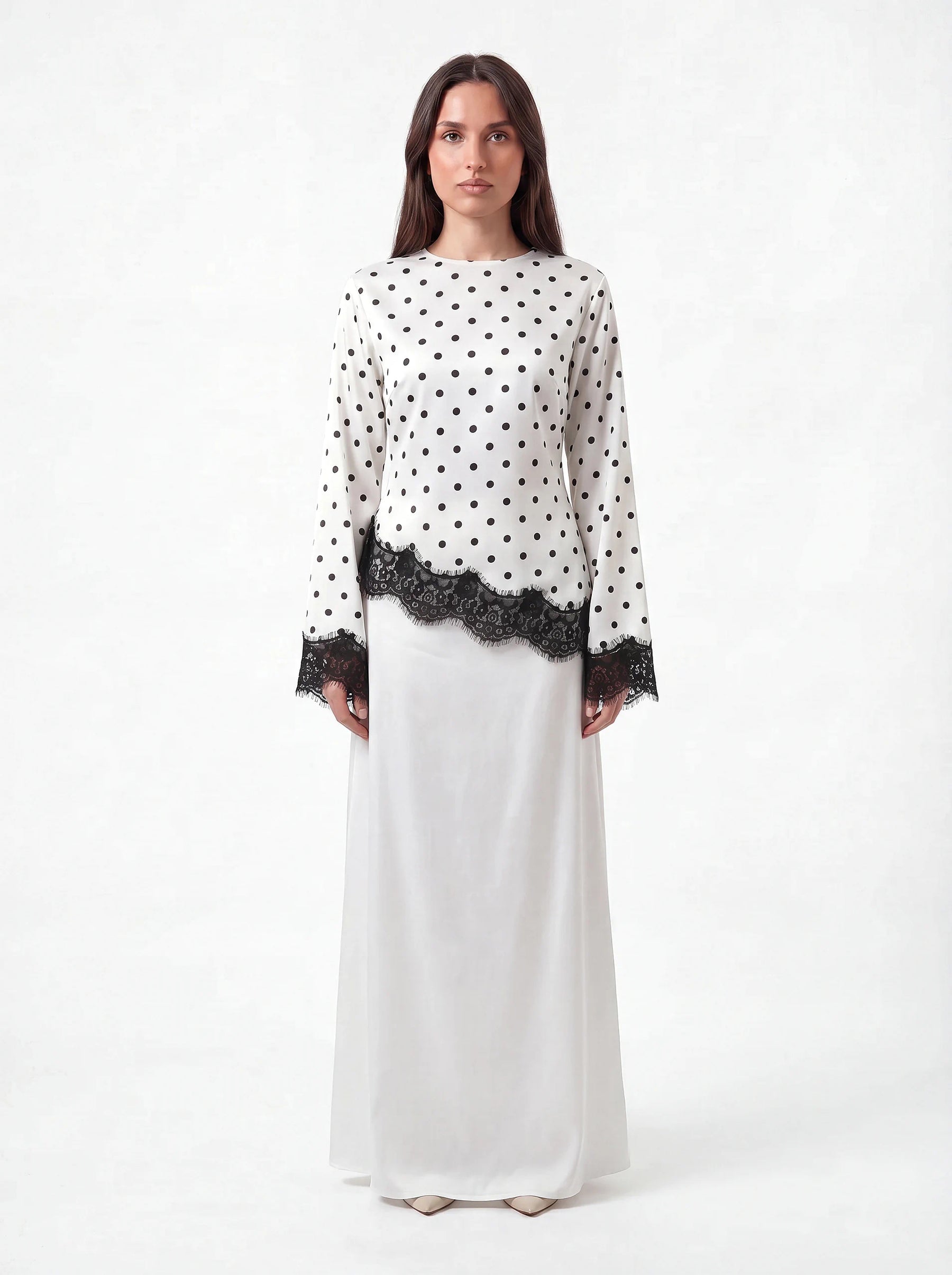 Polka Lace Oberteil