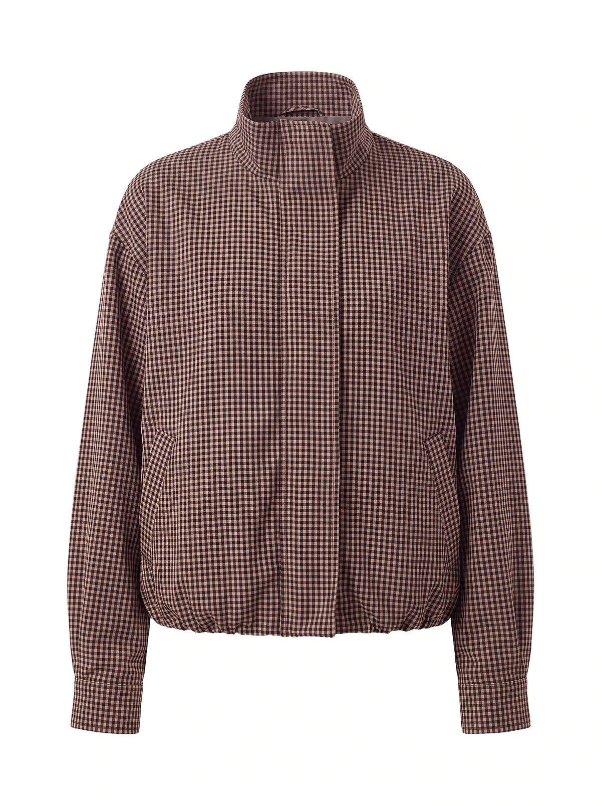Karierte Jacke