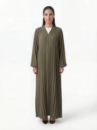 Abaya und Khimar Set Plissee Look