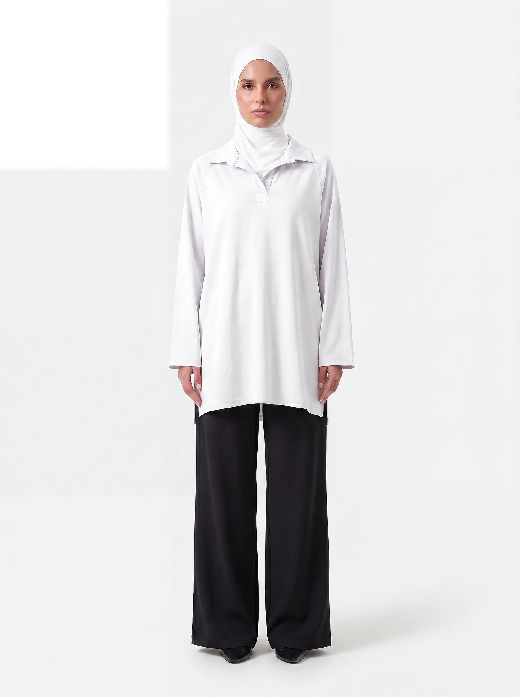 Cotton Kragenpulli