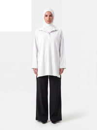 Cotton Kragenpulli