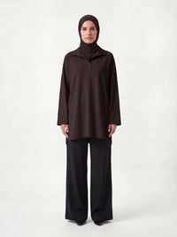 Cotton Kragenpulli