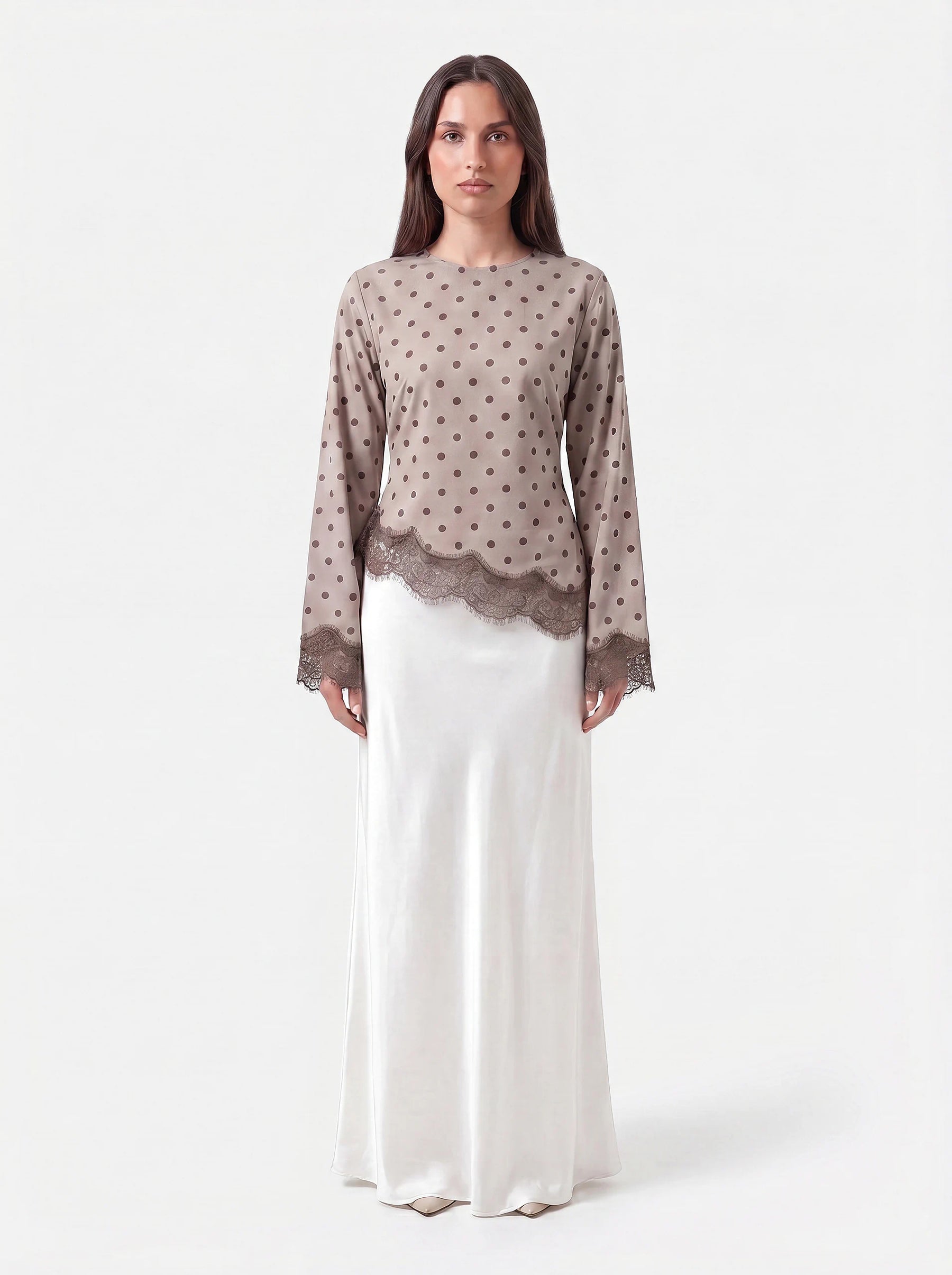 Polka Lace Oberteil